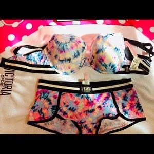 Tie Dye Bra and Panty set (Never Worn)